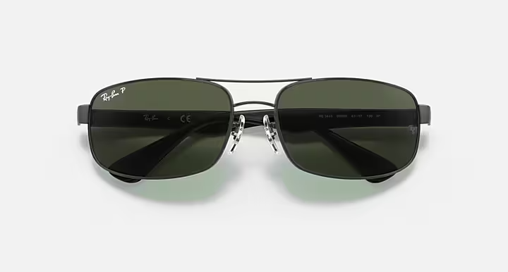 Ray-Ban-Black Large Polarized